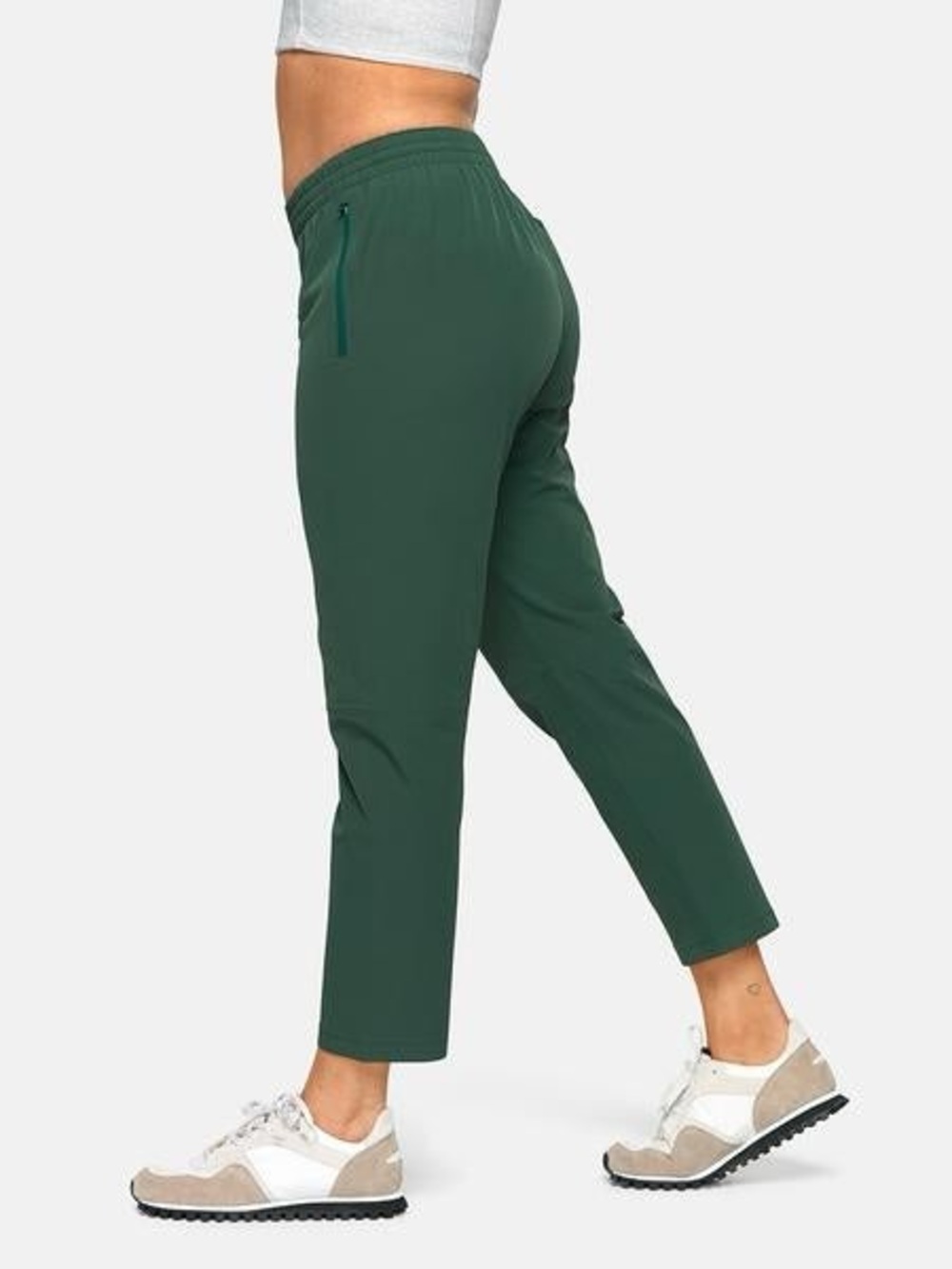 Outdoor Voices Rec Trek Pants Green Womens Size Small Athletic Outdoor Pull On